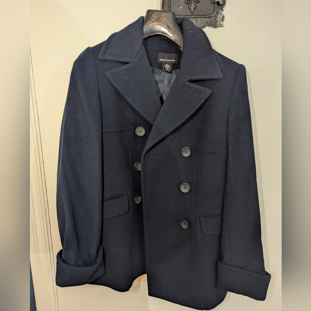 Moda International Dark Blue Peacoat
